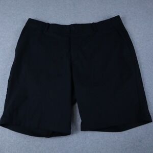 Nike Shorts Mens 40 Dri-Fit‎ Performance Golf Chino Casual Flat Front Black